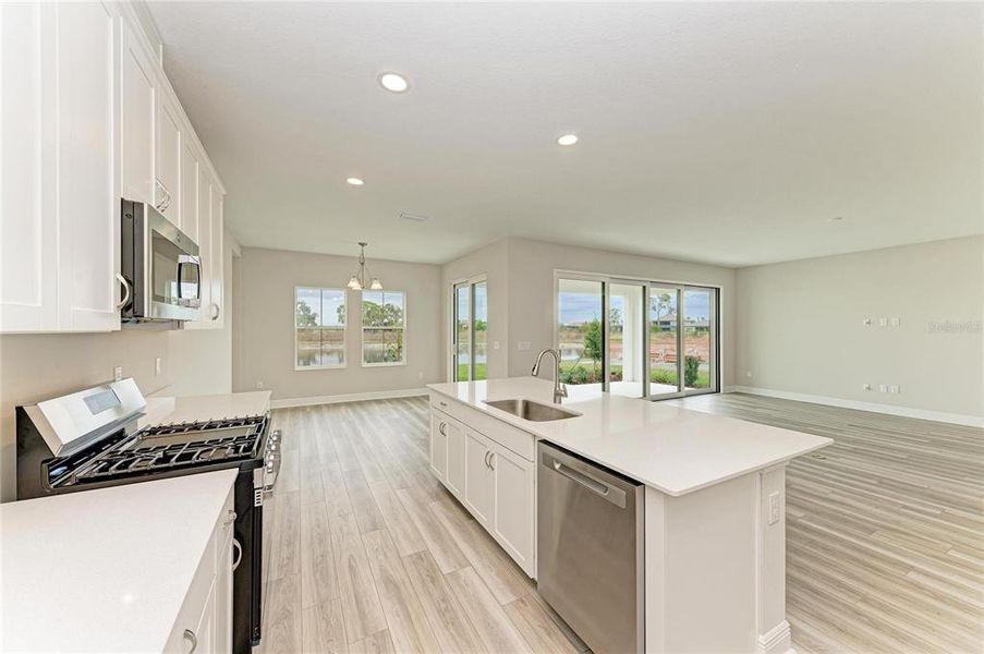 Furnished interior view inside a new home in Crosswind Ranch, Parrish (Image 8).