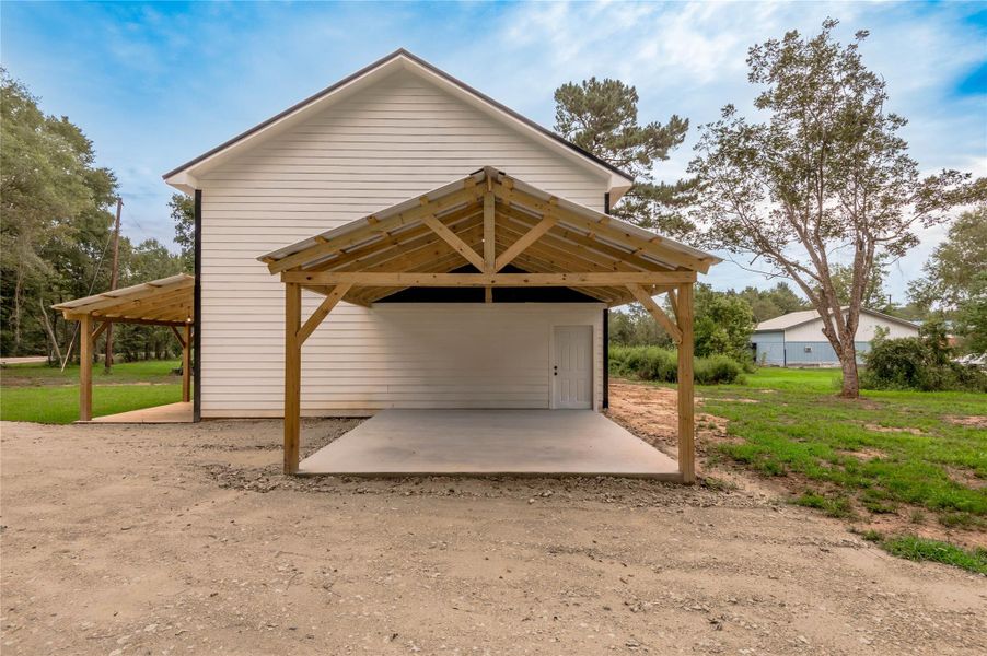 Front exterior of a new home in , Douglass, TX, highlighting curb appeal (Image 1). Front exterior of a new home in , Douglass, TX, highlighting curb appeal (Image 1).