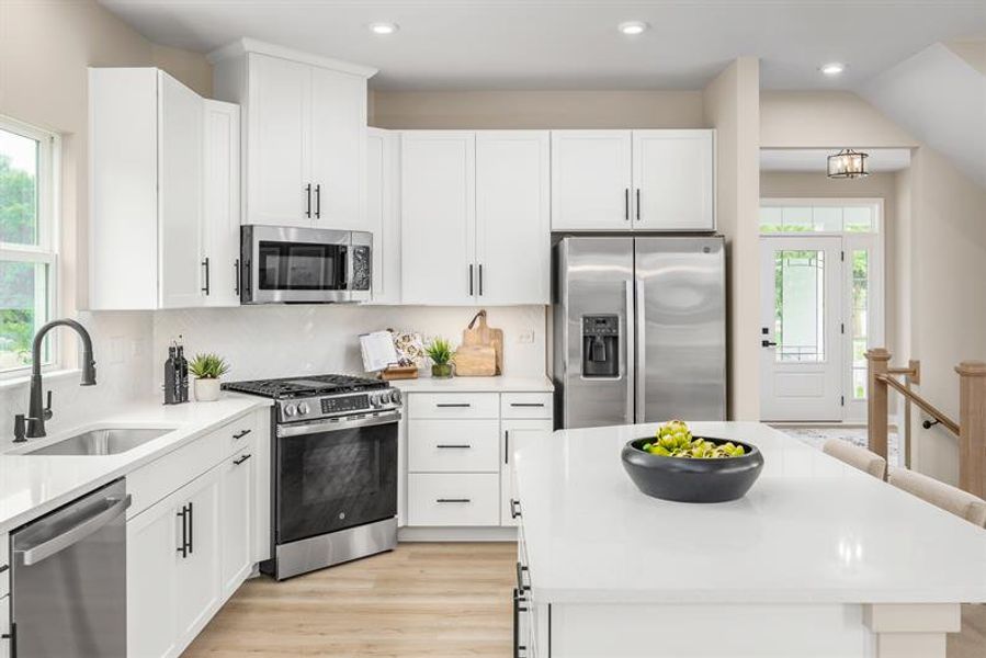 Representative furnished interior of a home built from the Robert Frost by Ryan Homes in Fost, Moyock (Image 8). Representative furnished interior of a home built from the Robert Frost by Ryan Homes in Fost, Moyock (Image 8).