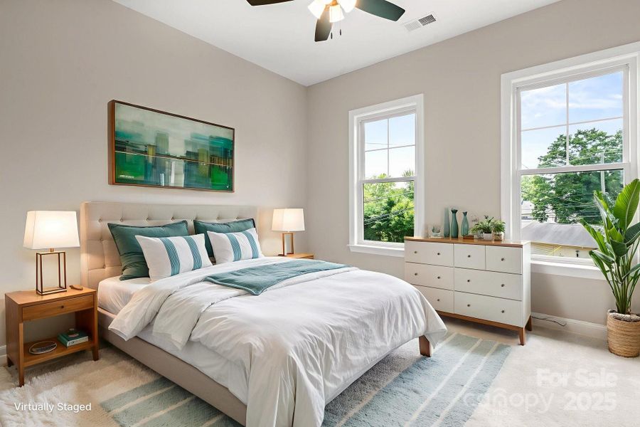 Furnished interior view inside a new home in , Charlotte (Image 35). Furnished interior view inside a new home in , Charlotte (Image 35).