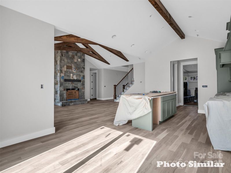 Furnished interior view inside a new home in , Mill Spring (Image 8). Furnished interior view inside a new home in , Mill Spring (Image 8).