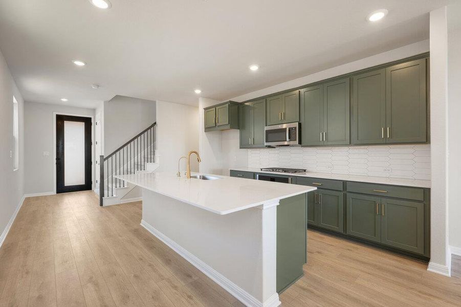 Furnished interior view inside a new home in Cannon Ranch, Dripping Springs (Image 14).