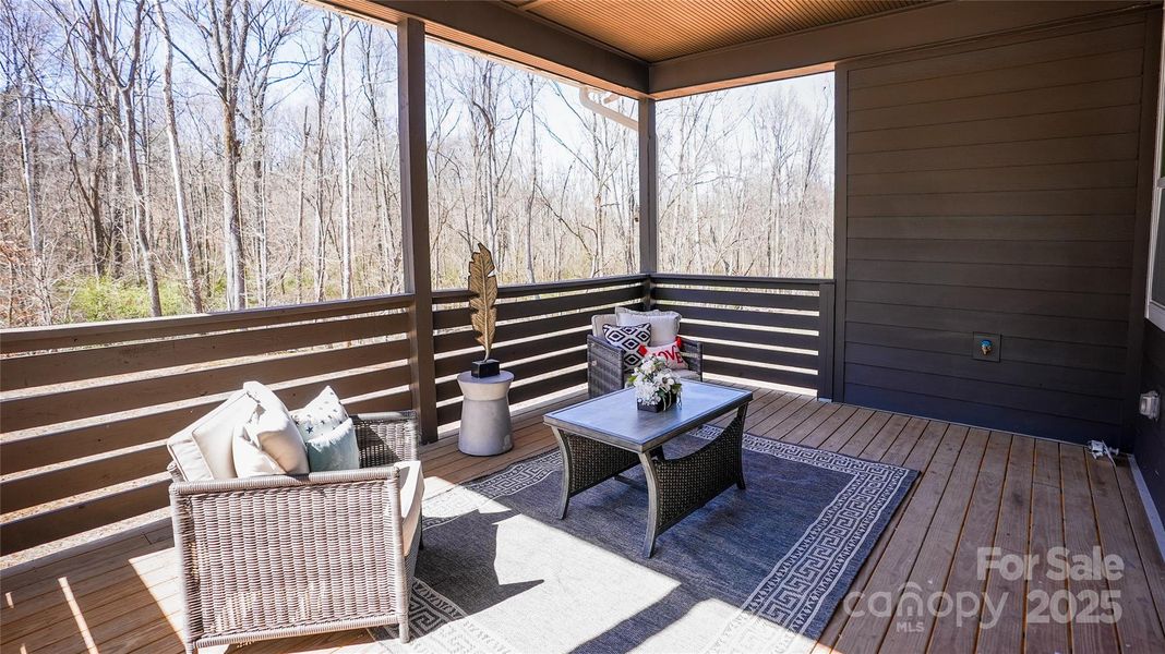 Elevated Rear Deck – Take in stunning views while embracing nature, serenity, and privacy