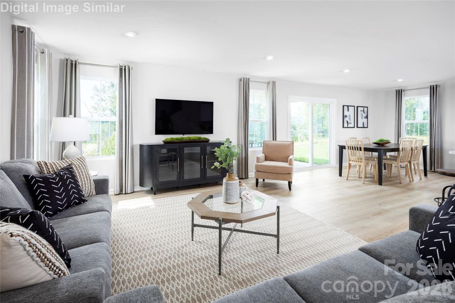 Bright Great Room - Open Concept living made for laughing and living well!