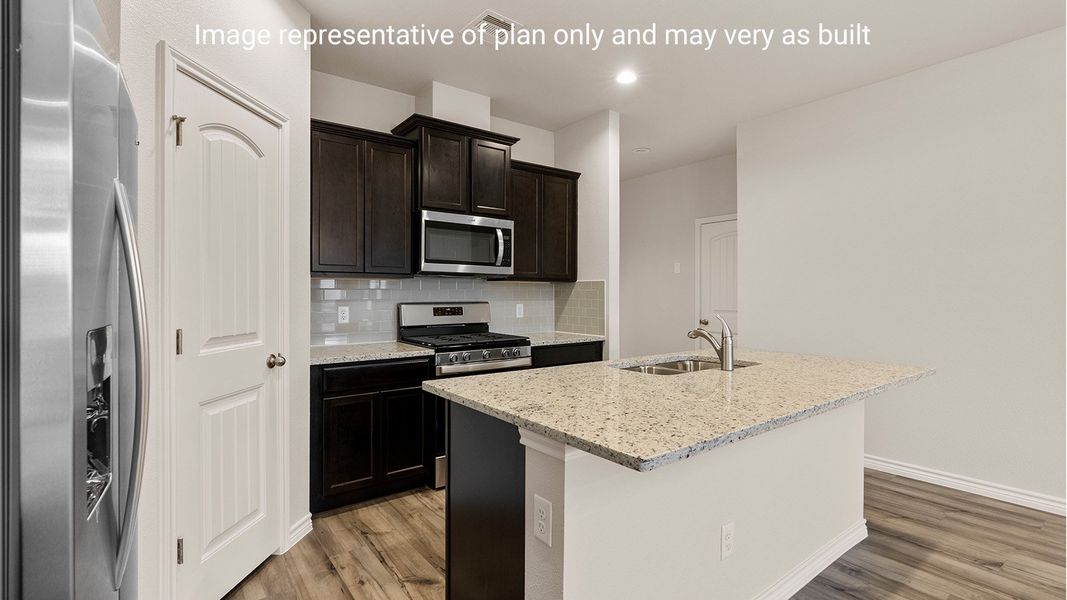 Furnished interior view inside a new home in London Towne, Corpus Christi (Image 6).