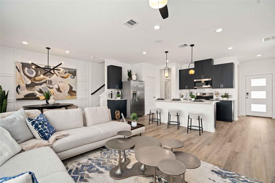 Furnished interior view inside a new home in Alaia Crossing, Houston (Image 6).