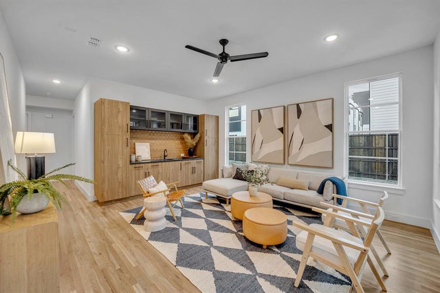 Furnished interior view inside a new home in , Dallas (Image 31). Furnished interior view inside a new home in , Dallas (Image 31).