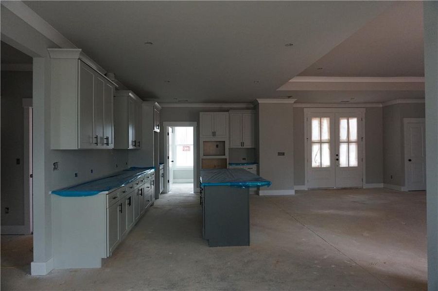 In-progress construction of a new home in , Monroe, GA (Image 6).