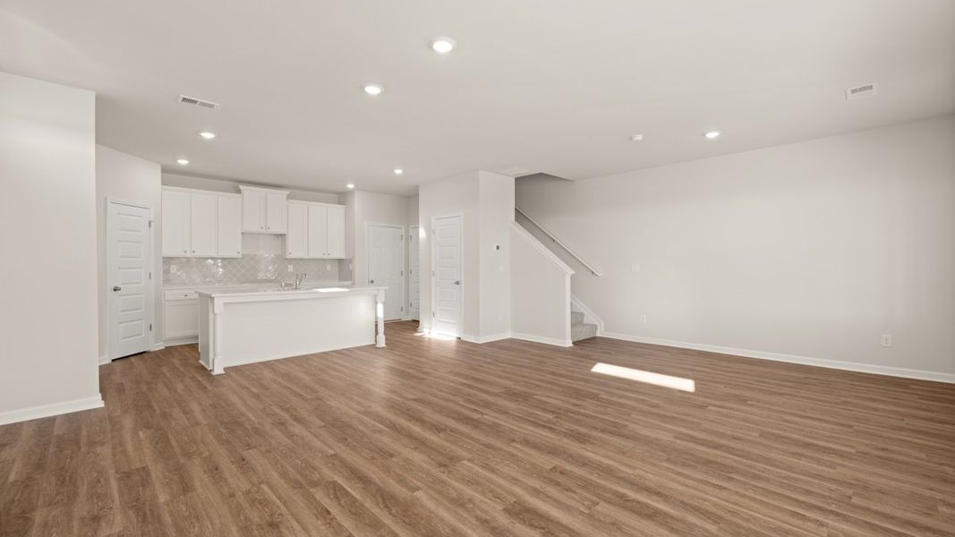 Spacious, unfurnished interior of a new home in Brookland Commons, Monroe (Image 16).