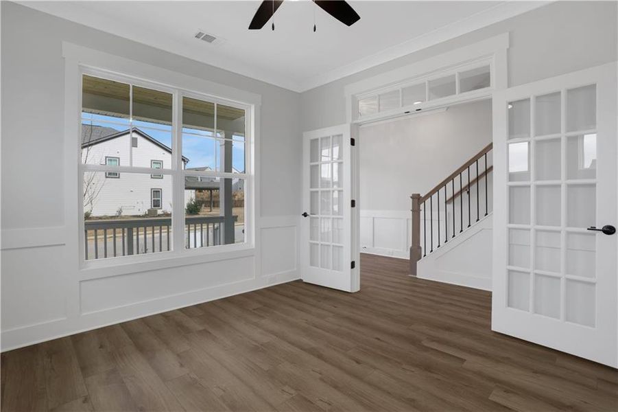 Spacious, unfurnished interior of a new home in Twin Lakes, Hoschton (Image 34). Spacious, unfurnished interior of a new home in Twin Lakes, Hoschton (Image 34).