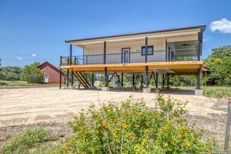 Front exterior of a new home in , Leakey, TX, highlighting curb appeal (Image 20).