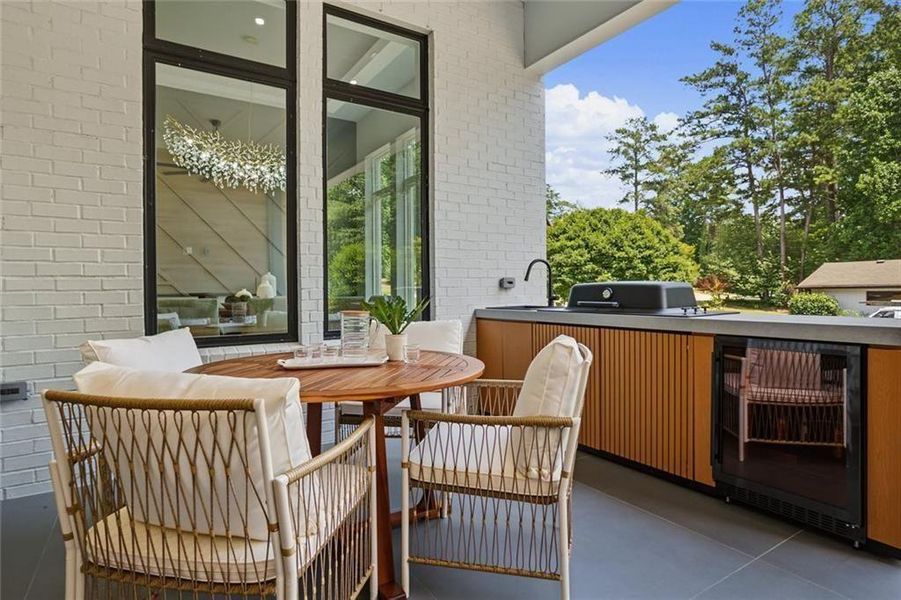 Exterior details and patio area of a home in , Marietta (Image 4).
