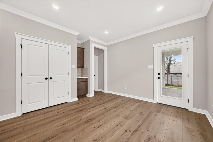 Spacious, unfurnished interior of a new home in Two Step Farm, Montgomery (Image 15). Spacious, unfurnished interior of a new home in Two Step Farm, Montgomery (Image 15).
