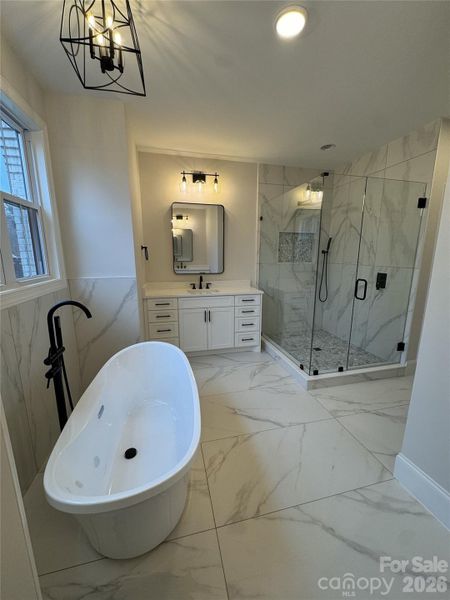 Furnished interior view inside a new home in , Hickory (Image 12).