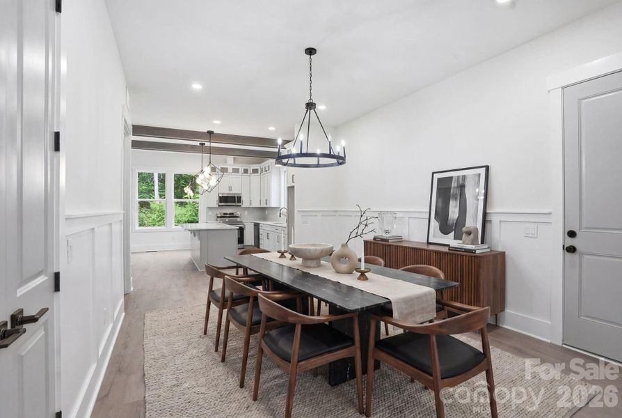 Furnished interior view inside a new home in , Marshville (Image 7).