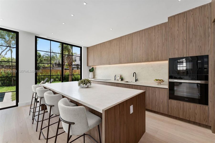 Furnished interior view inside a new home in , Miami (Image 12).