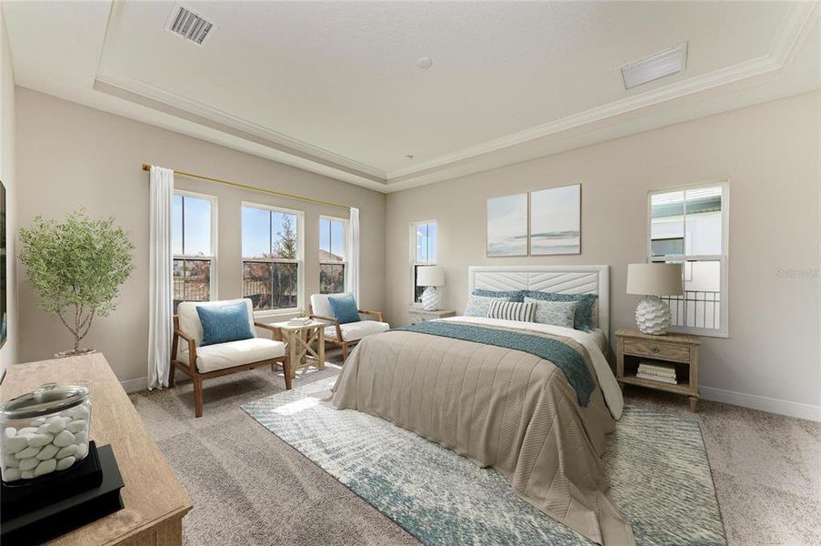 Furnished interior view inside a new home in Two Rivers, Zephyrhills (Image 11).