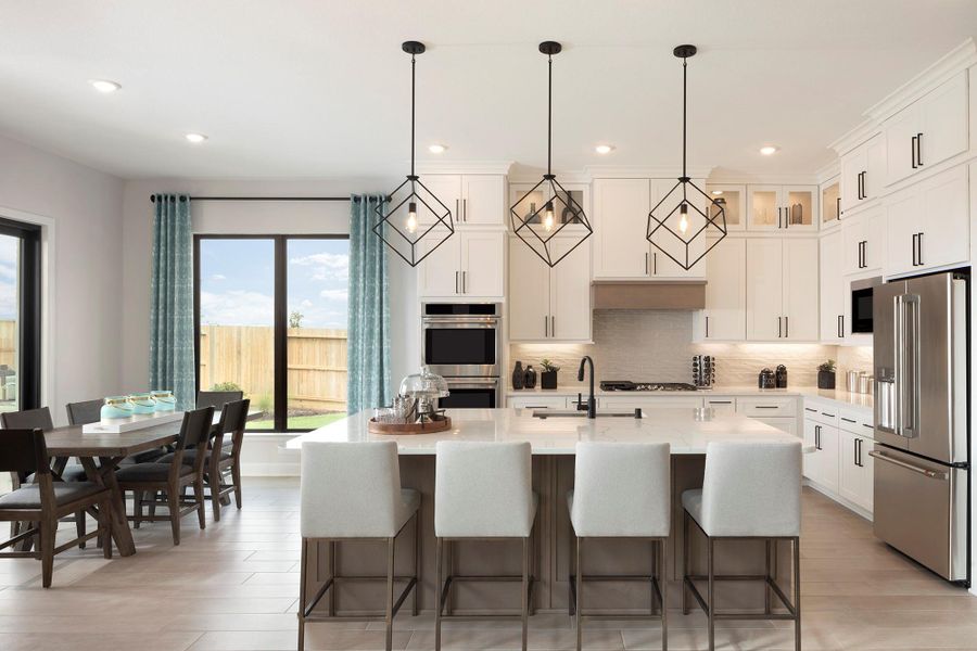 Furnished interior view inside a new home in , Fulshear (Image 15).