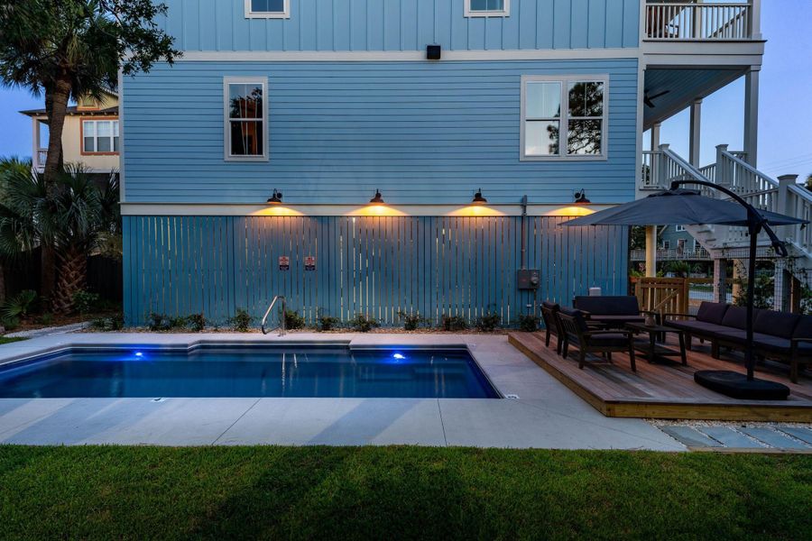Front exterior of a new home in , Folly Beach, SC, highlighting curb appeal (Image 29).