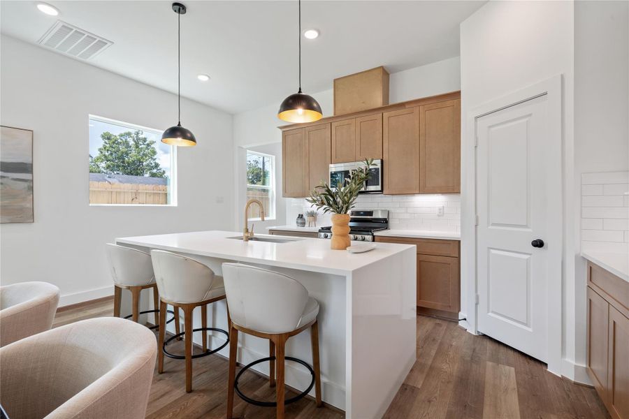 Furnished interior view inside a new home in , Houston (Image 28). Furnished interior view inside a new home in , Houston (Image 28).