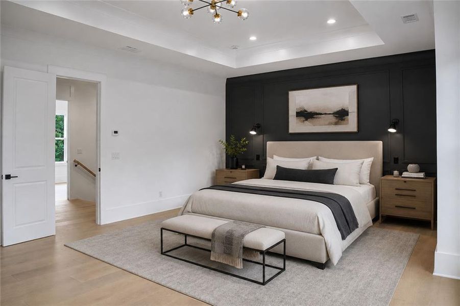 Furnished interior view inside a new home in , Monroe (Image 5).