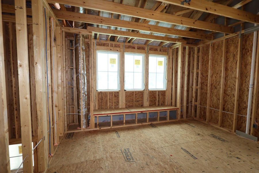 In-progress construction of a new home in Dunham Pointe, Cypress, TX (Image 13).