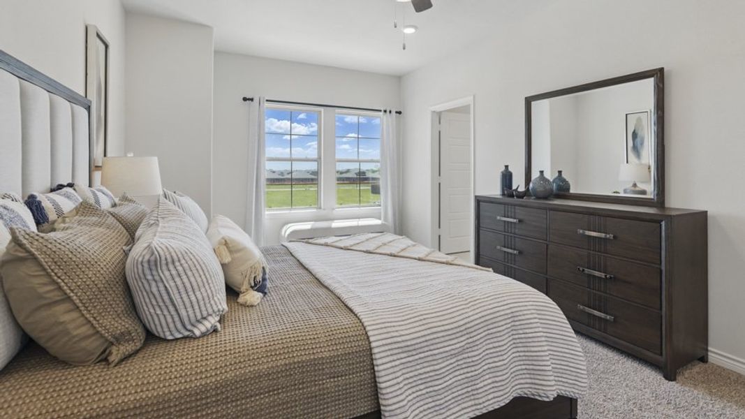 Furnished interior view inside a new home in Liberty Crossing, Royse City (Image 23).