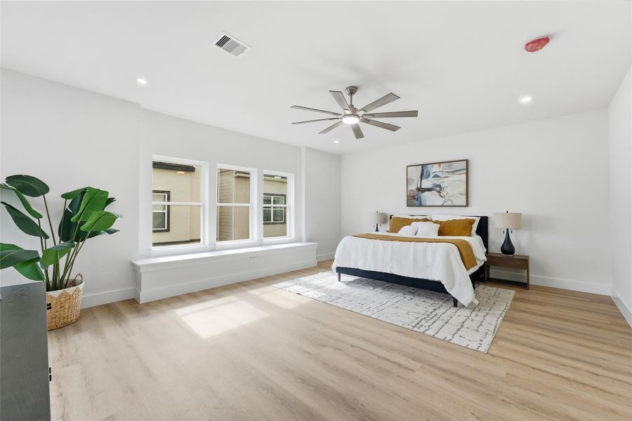 Furnished interior view inside a new home in , Houston (Image 13). Furnished interior view inside a new home in , Houston (Image 13).