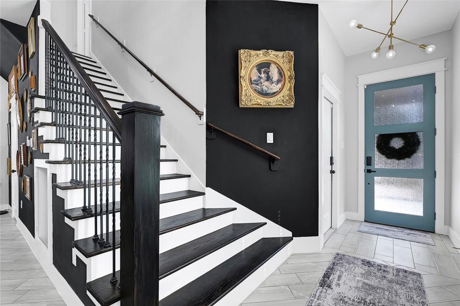 Furnished interior view inside a new home in , La Porte (Image 17).