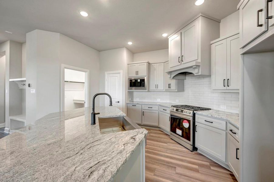 Furnished interior view inside a new home in Indigo - Enclave Collection, Richmond (Image 6).