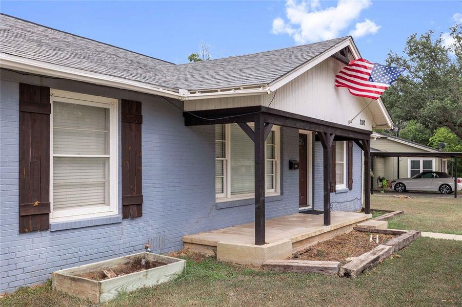 Front exterior of a new home in , Brownwood, TX, highlighting curb appeal (Image 14). Front exterior of a new home in , Brownwood, TX, highlighting curb appeal (Image 14).