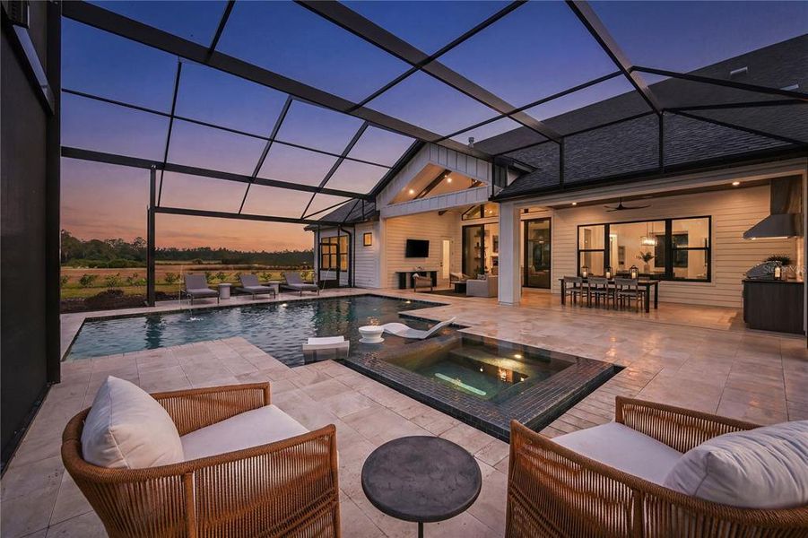 Exterior details and patio area of a home in , Archer (Image 25).