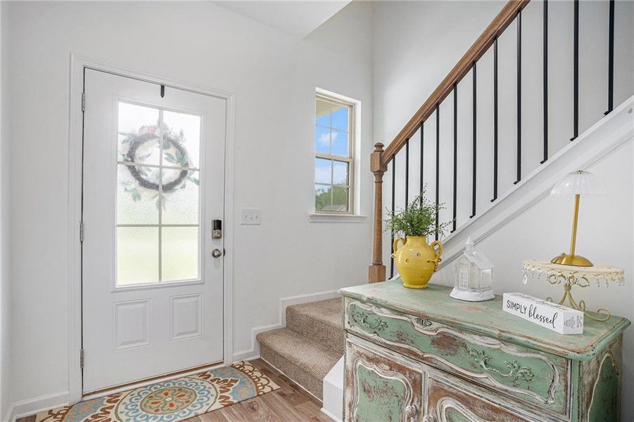 Furnished interior view inside a new home in Vineyard Park, Griffin (Image 10). Furnished interior view inside a new home in Vineyard Park, Griffin (Image 10).