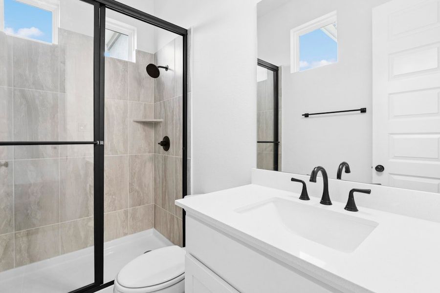 Furnished interior view inside a new home in Leander Estates, Leander (Image 11). Furnished interior view inside a new home in Leander Estates, Leander (Image 11).