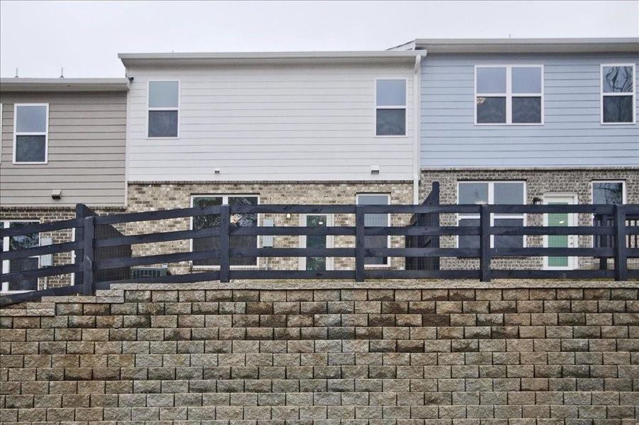 Exterior details and patio area of a home in Porter Reserve, Decatur (Image 4).