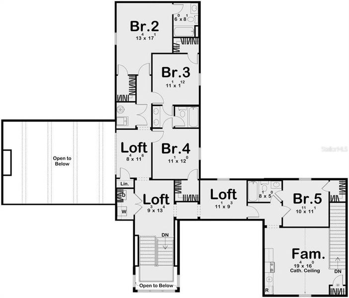2D floor plan layout of this home in , Tampa, FL (Image 3).