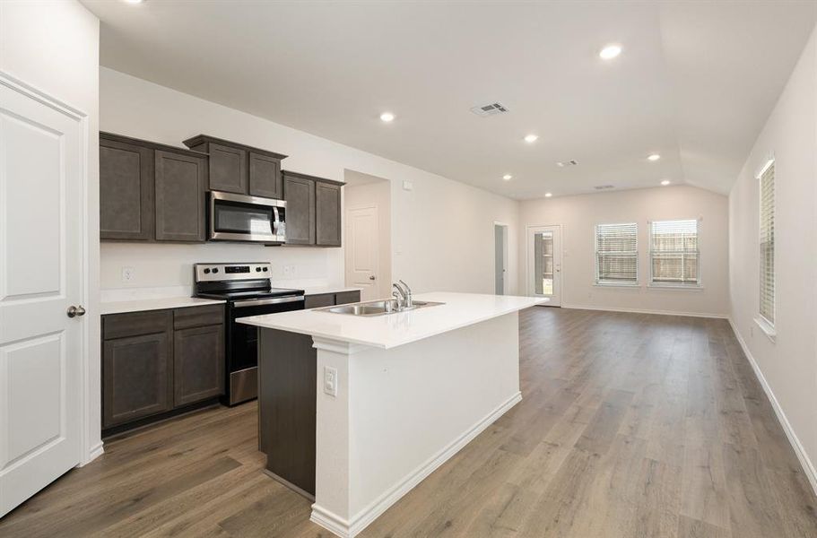 Furnished interior view inside a new home in , Royse City (Image 4). Furnished interior view inside a new home in , Royse City (Image 4).