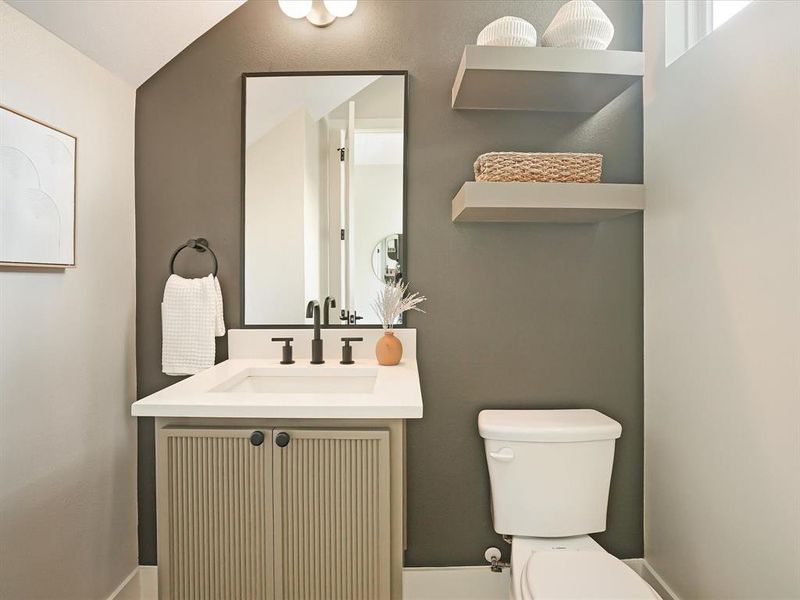 Furnished interior view inside a new home in , Dallas (Image 7).