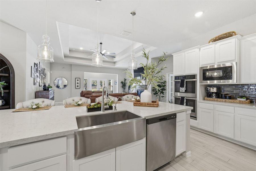 Furnished interior view inside a new home in Tejas Landing, Needville (Image 7). Furnished interior view inside a new home in Tejas Landing, Needville (Image 7).