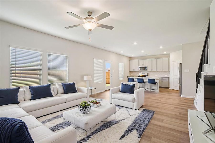 Furnished interior view inside a new home in Westmoor, Sherman (Image 9).