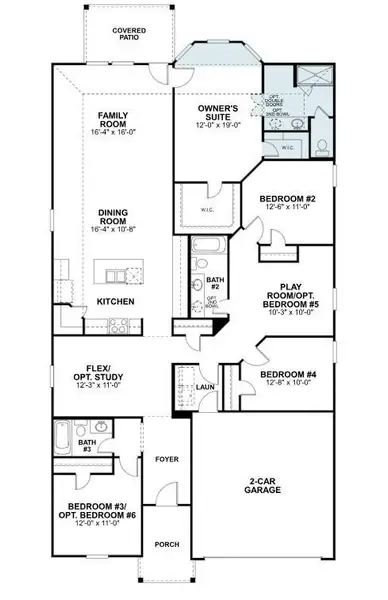 2D floor plan layout of this home in Summerview, Fulshear, TX (Image 3). 2D floor plan layout of this home in Summerview, Fulshear, TX (Image 3).