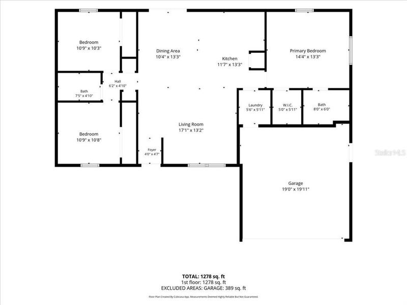 2D floor plan layout of this home in , Belleview, FL (Image 5).