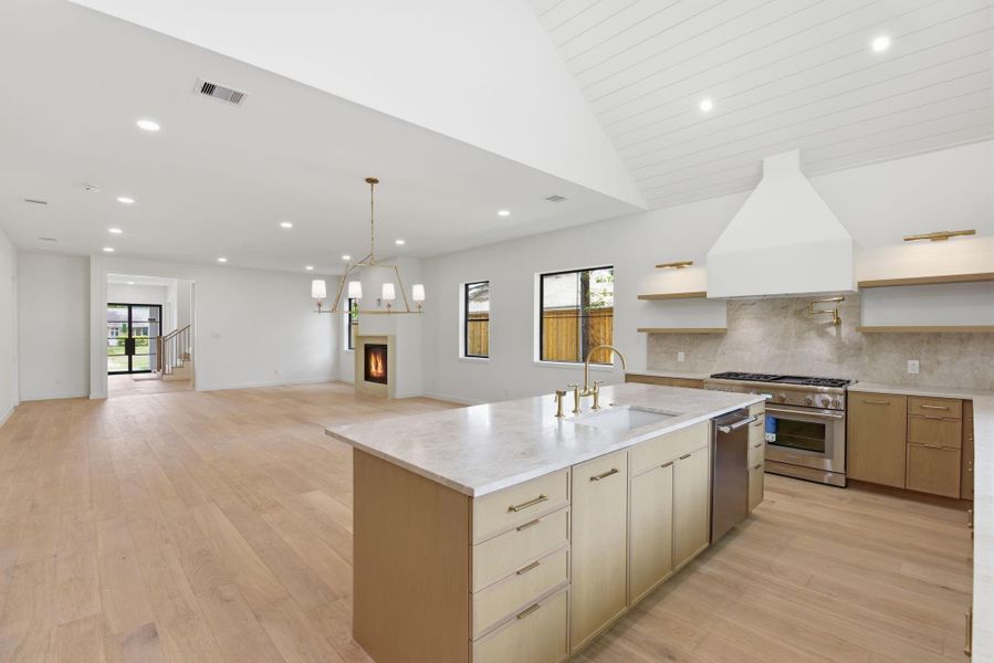 Furnished interior view inside a new home in , Houston (Image 15).