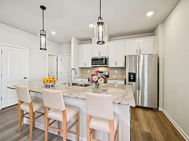 The Lancaster floorplan with the Elemental White interior package.