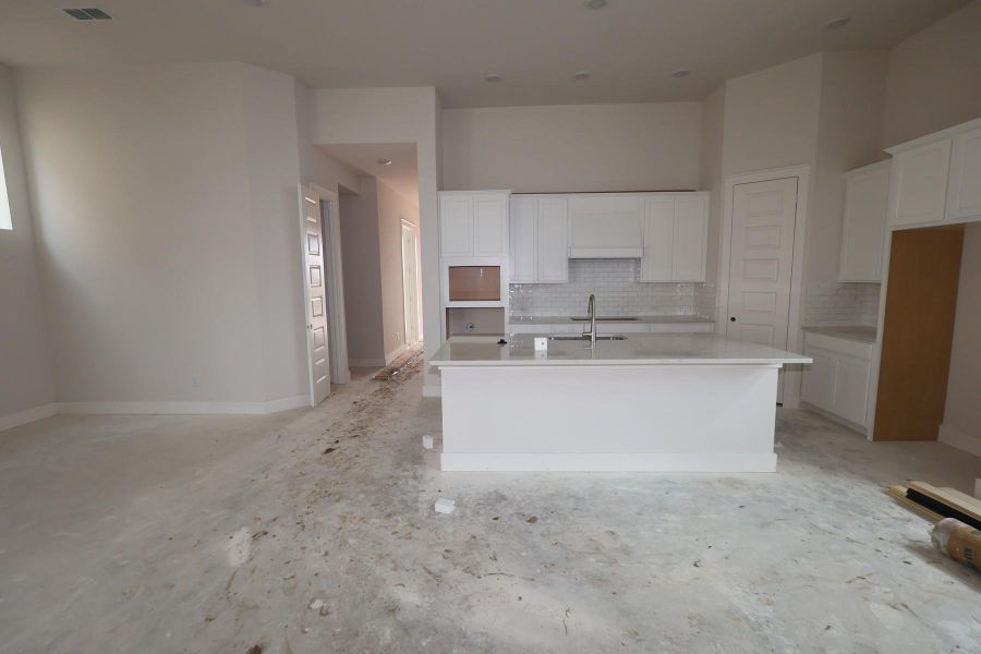 In-progress construction of a new home in Bridgeland Central: Emerald Heights - Landmark Row Collection, Cypress, TX (Image 6).