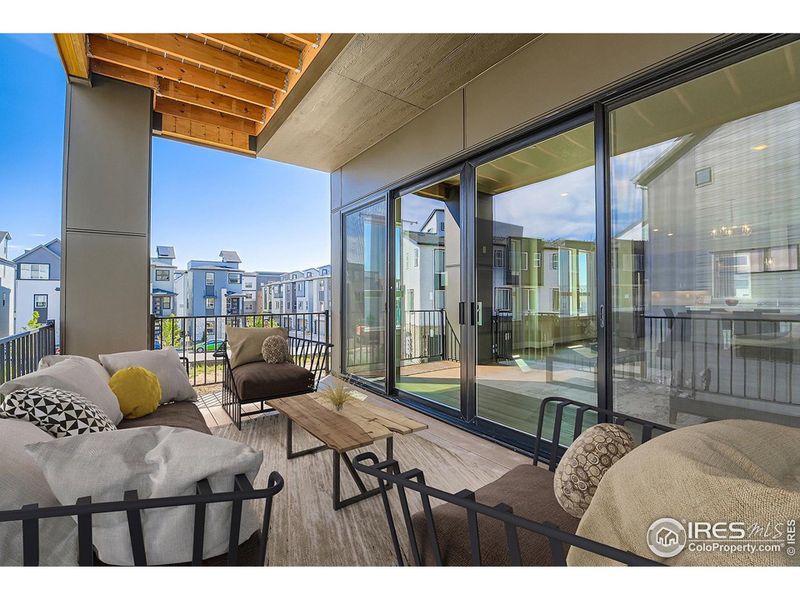 Furnished interior view inside a new home in Baseline, Broomfield (Image 17).