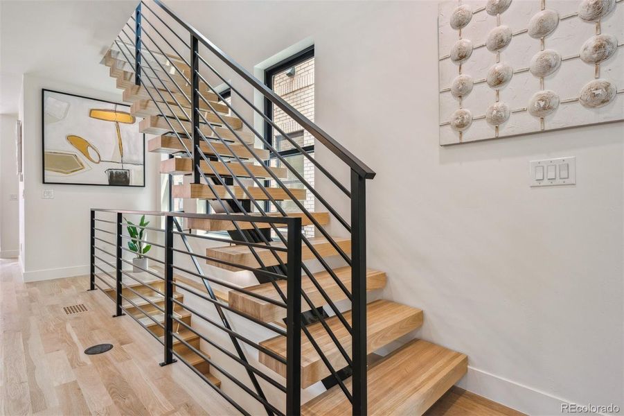 Main level powder room