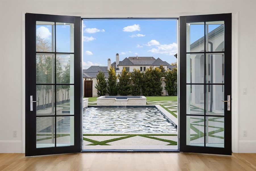 Exterior details and patio area of a home in , Dallas (Image 24). Exterior details and patio area of a home in , Dallas (Image 24).
