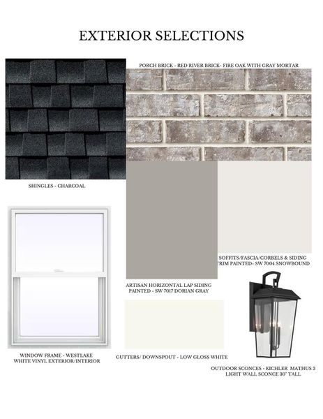 Sample of building materials used in homes in , Houston (Image 4).