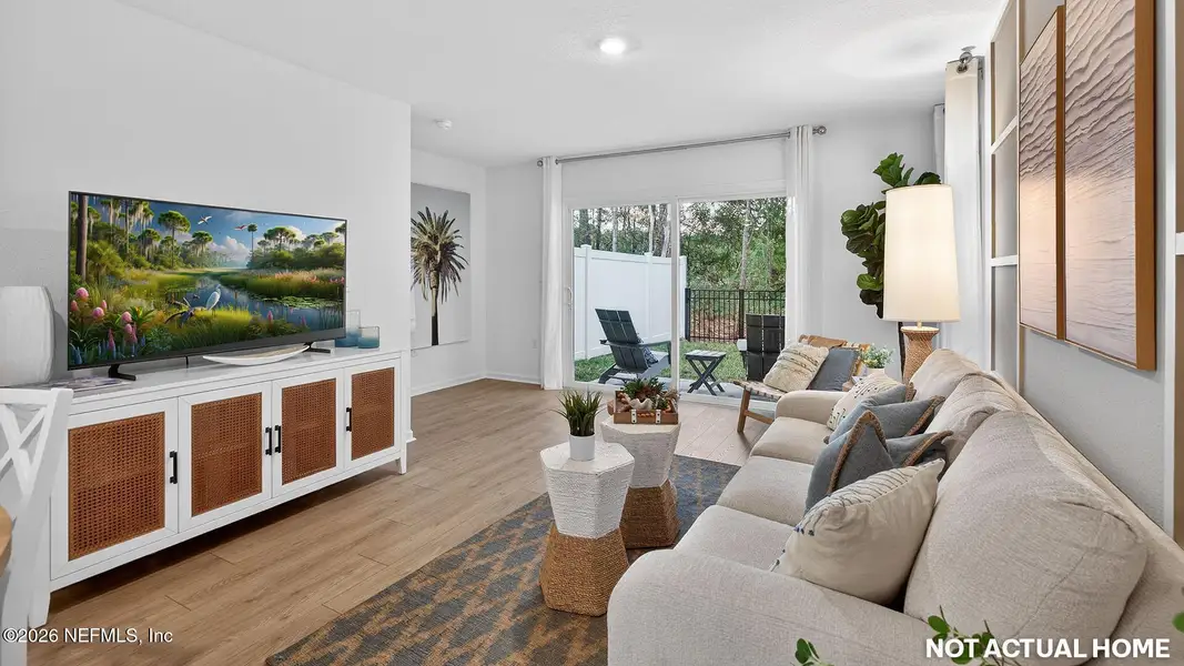 Furnished interior view inside a new home in Hansen Creek, Jacksonville (Image 10).
